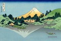 Der Fuji spiegelt sich im See Kawaguchi aus dem Misaka Pass in der kai Provinz Katsushika Hokusai Ukiyoe gesehen
